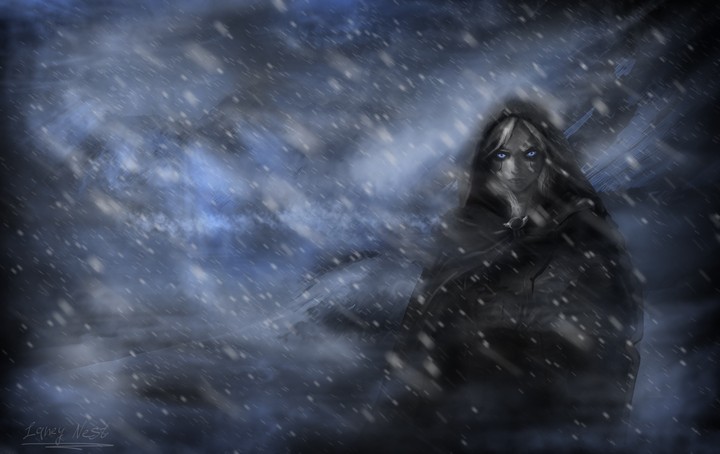 Alice in the snow