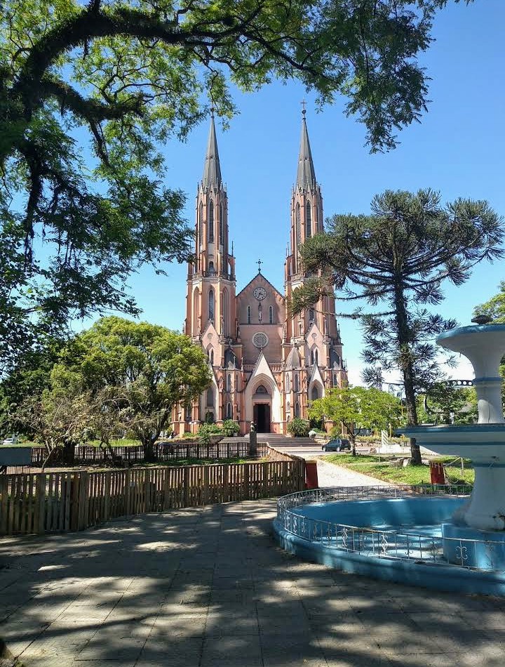 Praça católica, centro da cidade