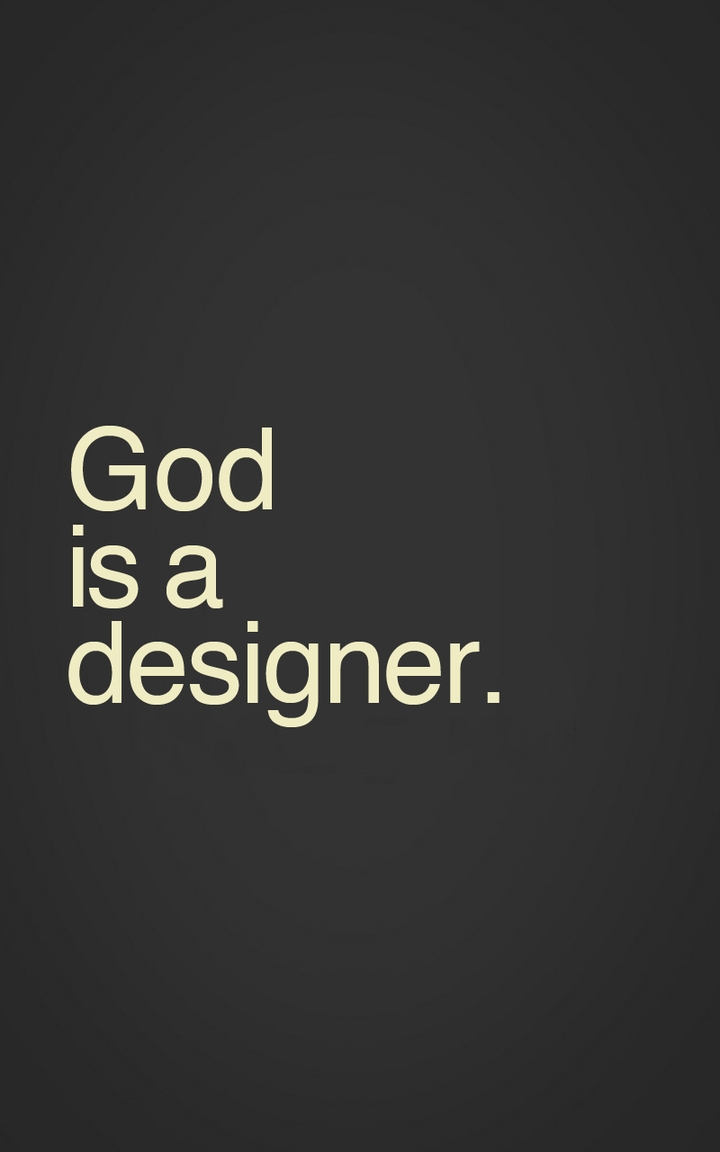 God is a Designer