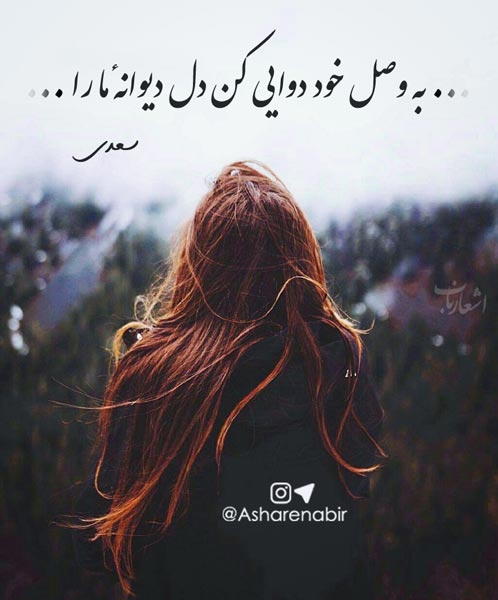 دل دیوونم از تو تنها نشونم از تو یه عکس یادگاری که...