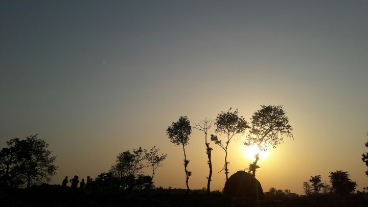 sunset moment
