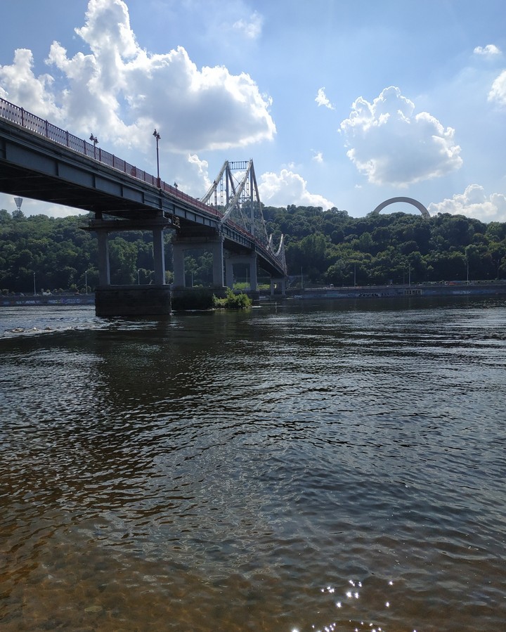 Мост через Днепр bridge