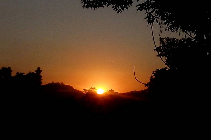 pôr do sol
