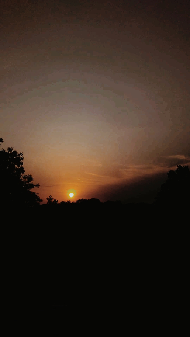 sunset view from home