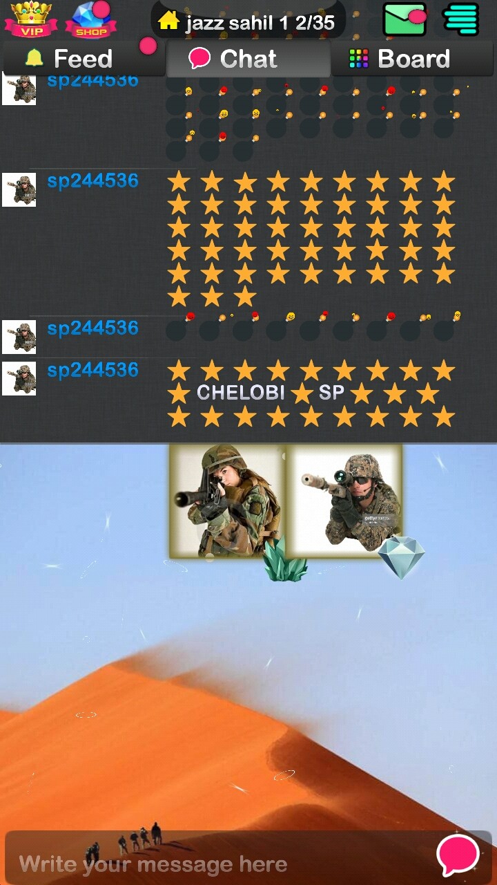 Chat gum