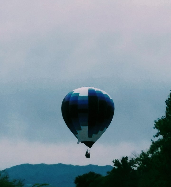 up in the clouds