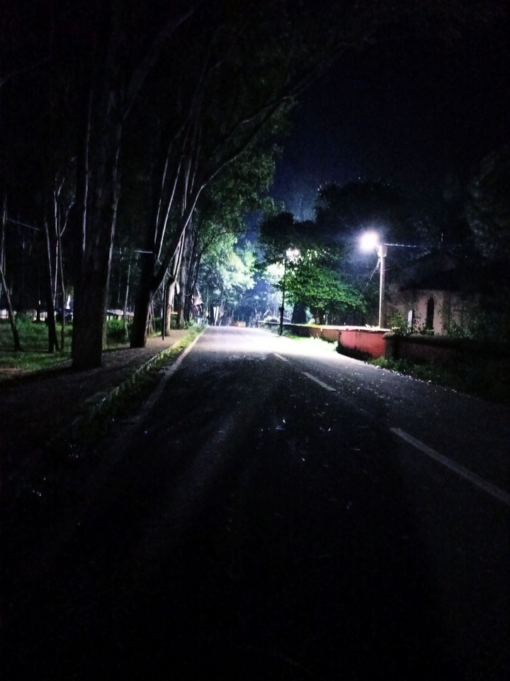 Road at night
