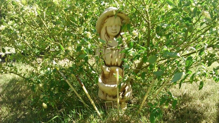 Girl in Garden