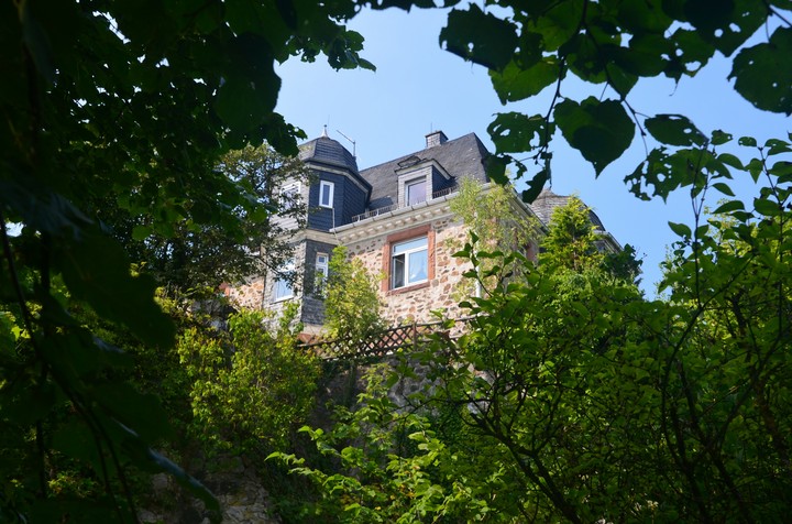 A small castle in the green