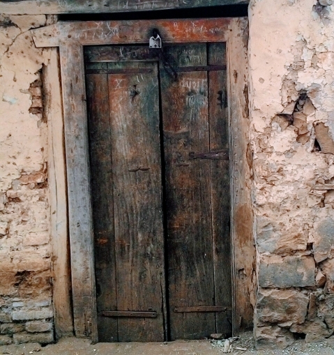 closed door