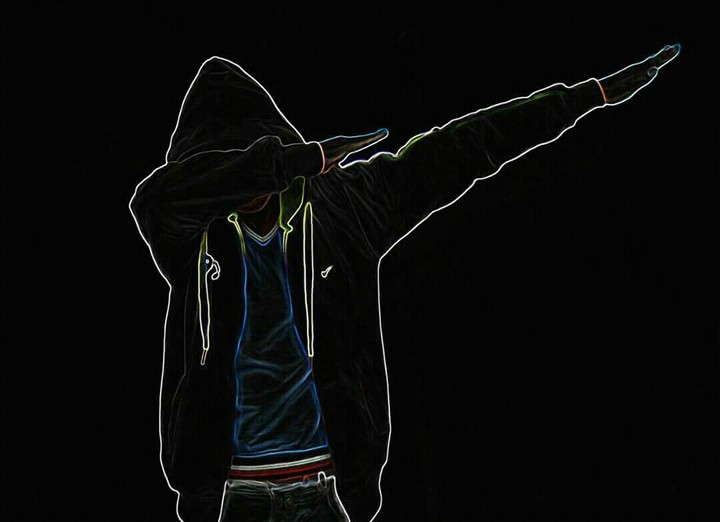 dabbing pose