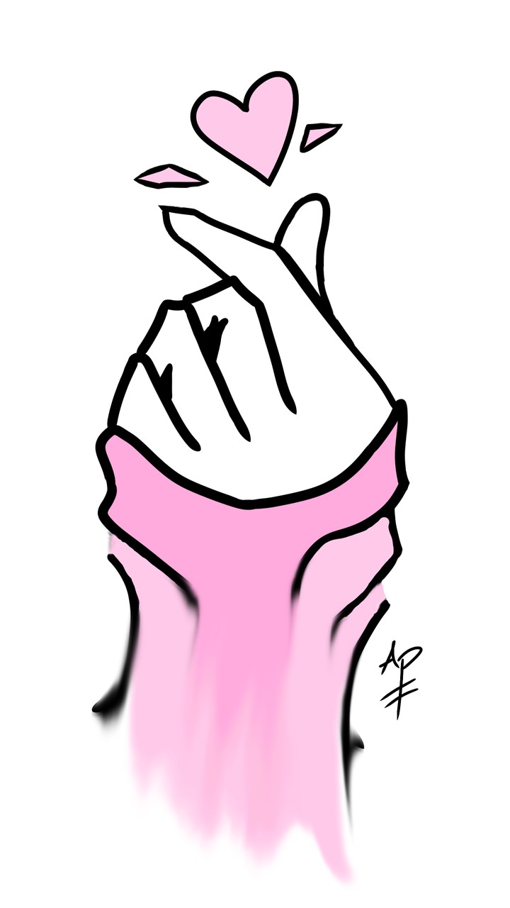Finger heart