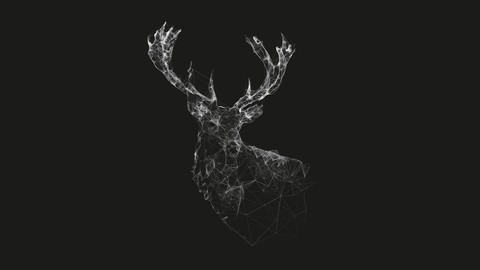 Deer in black