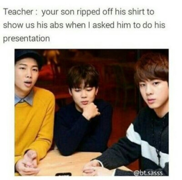 BTS meme Jimin abs