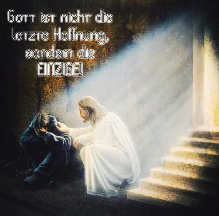 Jesus is the way. Jesus ist der Weg.