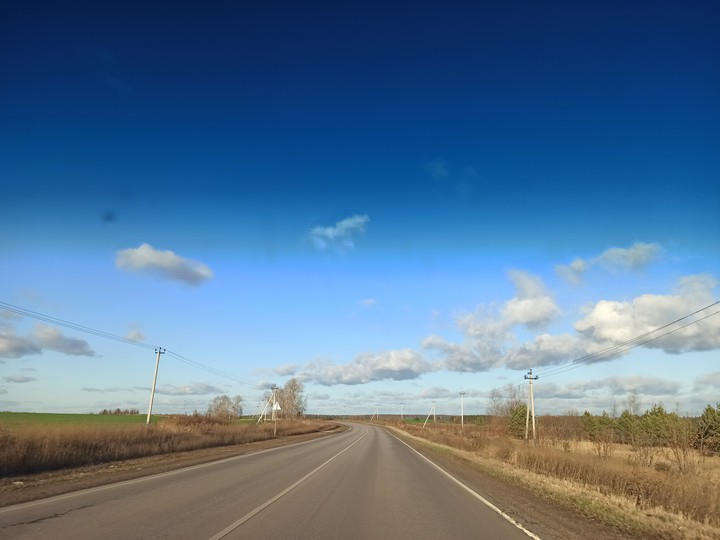 осенняя дорога