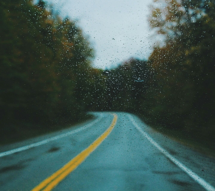 rainy road