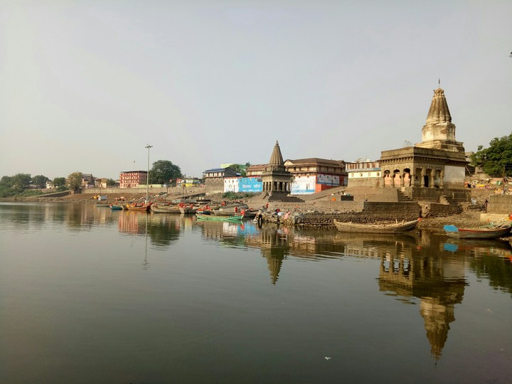 my phone click chandra bhaga river  at pandharpur india