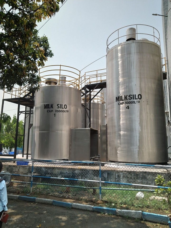 Milk silo