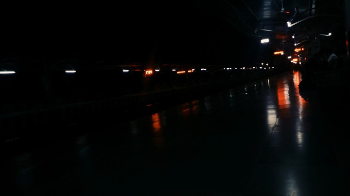 railway station night click