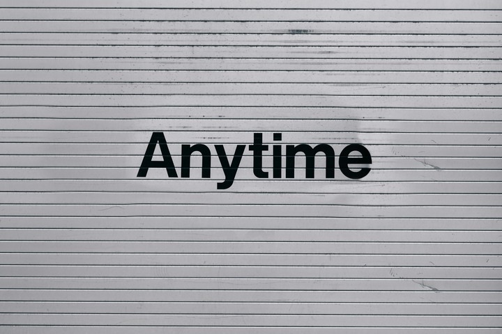 anytime