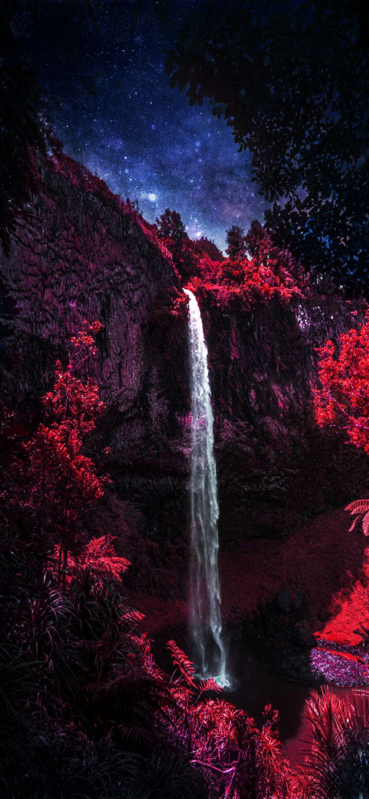 Blood waterfall
