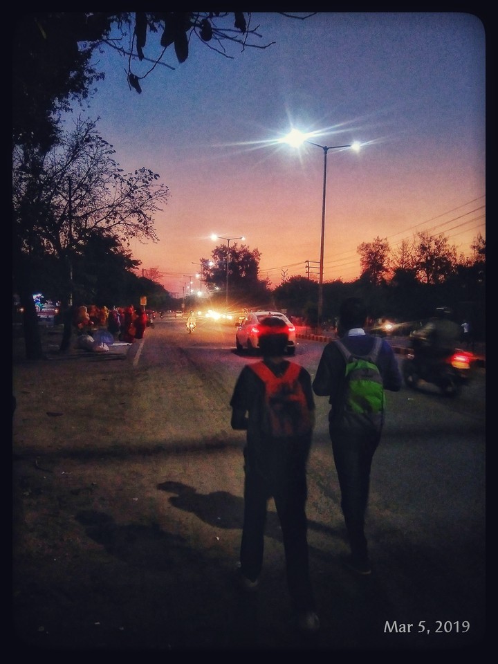 The evening walk