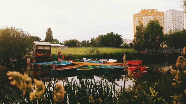 Boats.