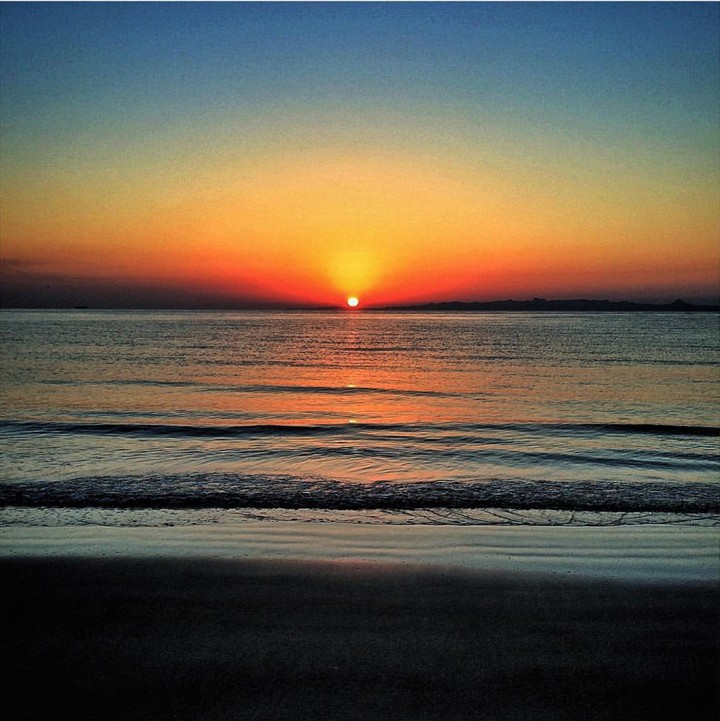 Sea's dusk