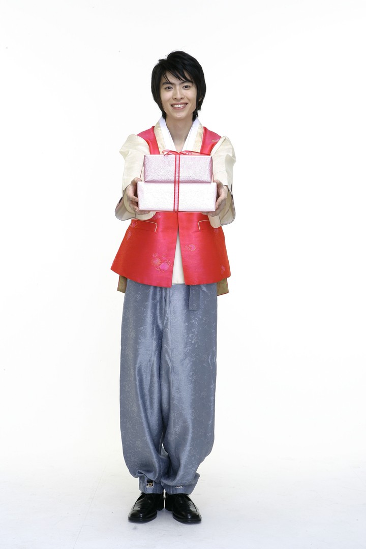 Couple in Korean Dress