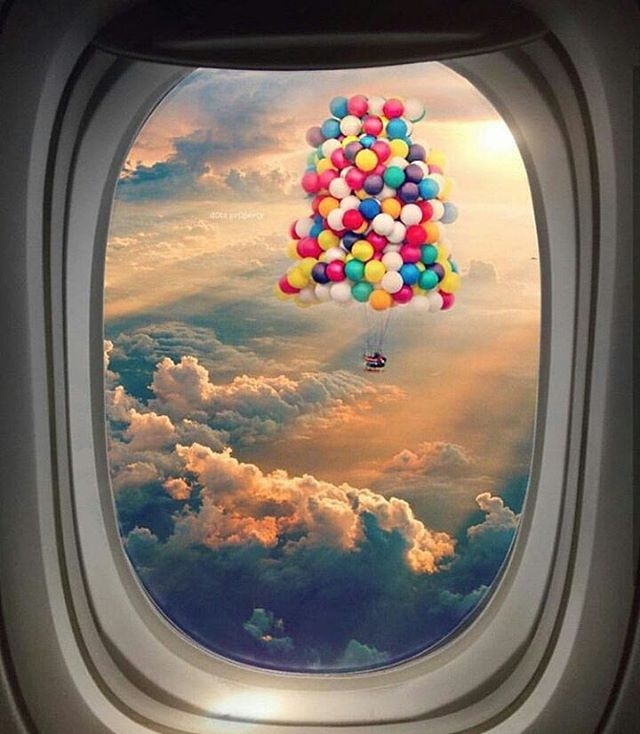 Outside the window