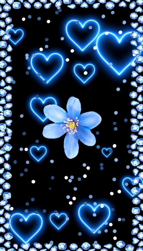 Blue hearts