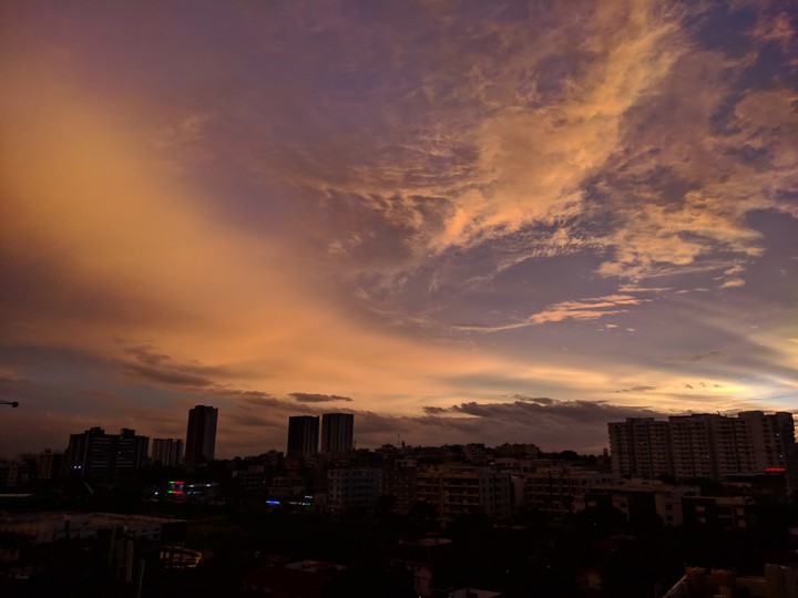 Sunset after the rain