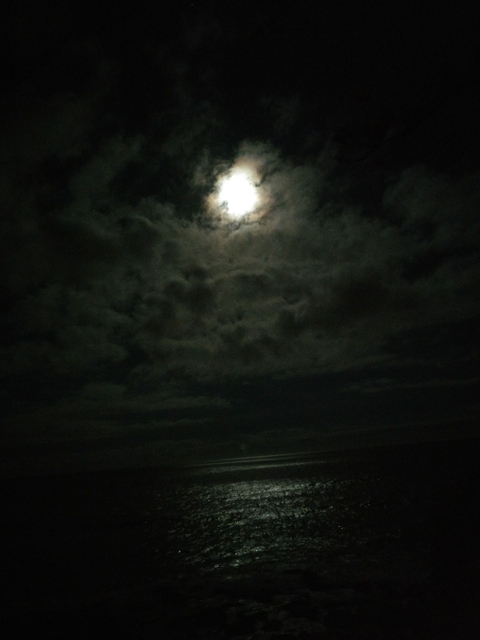 Moon's Reign Over the Ocean