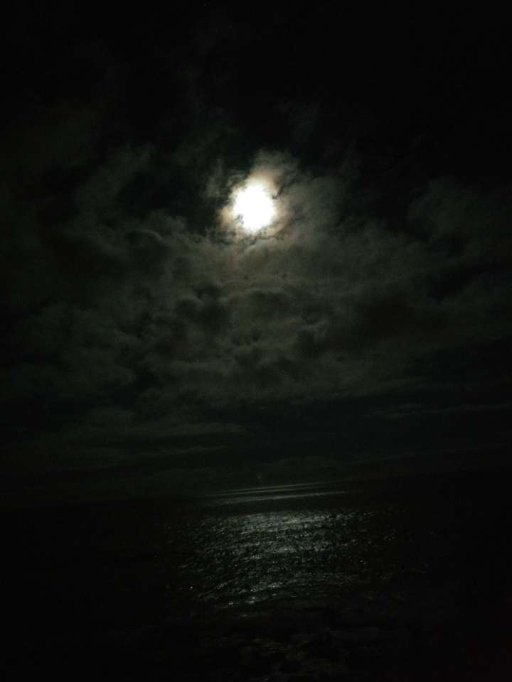 Moon's Reign Over the Ocean