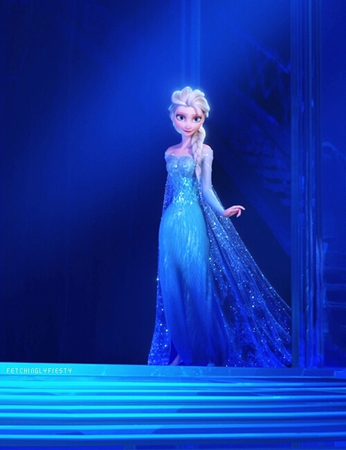 Queen Elsa frozen frame movie
