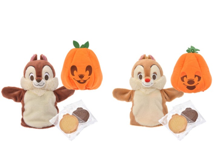 Chip & Dale Jack 'o Lantern puppets