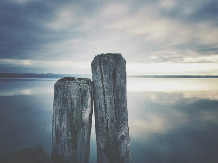 evening at lake