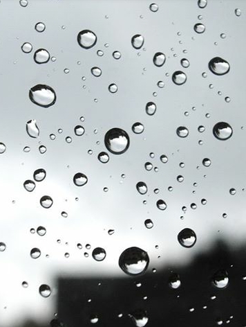 Raindrops: cold weather