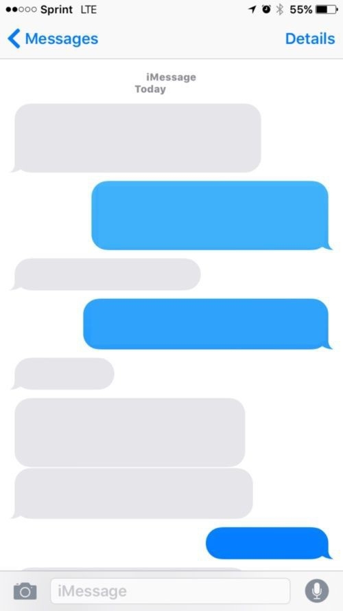 chatting text