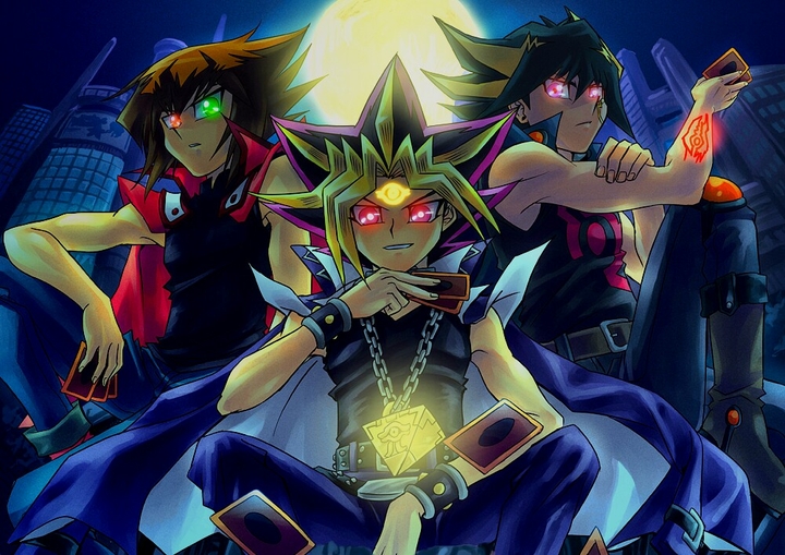Yeiden,Yugi (Yami) y Yusey
