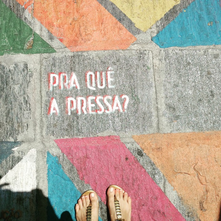 Pra quê a pressa?