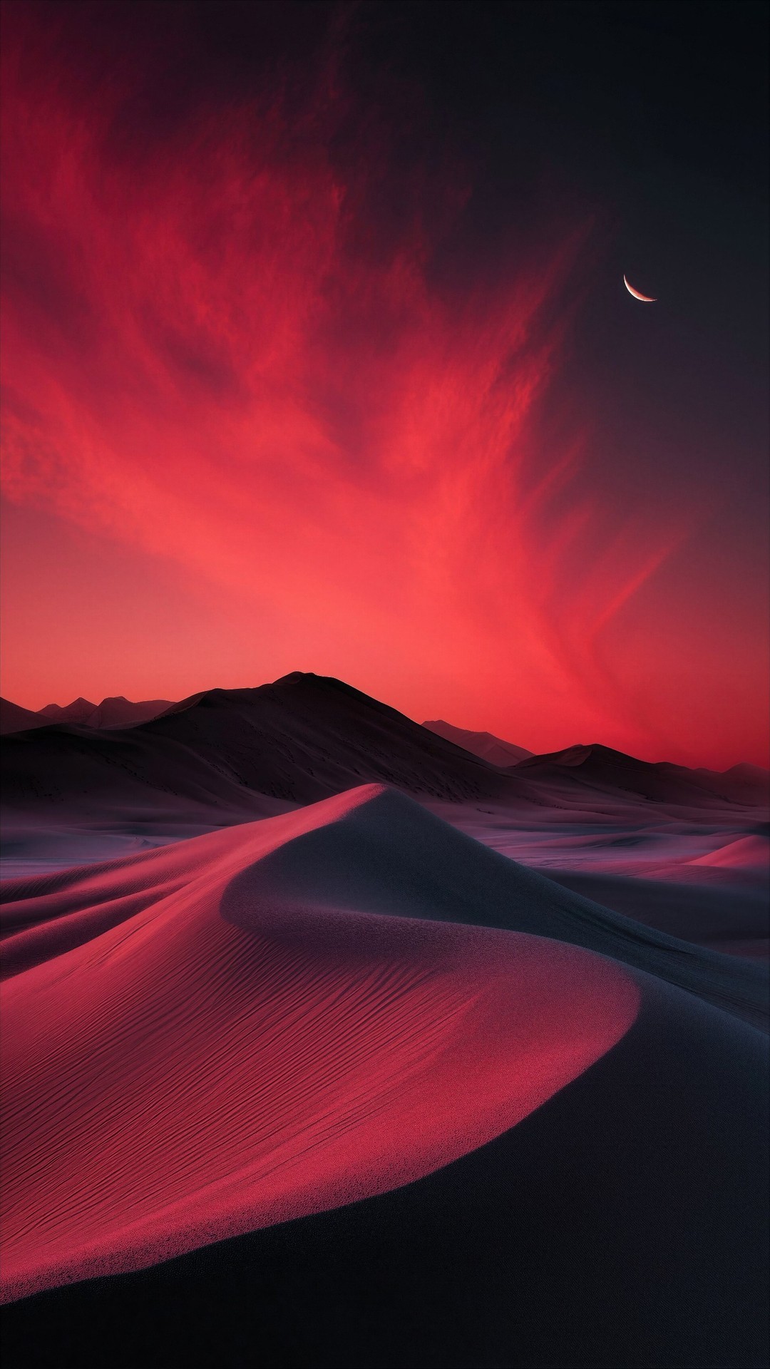 тапети landscape, red