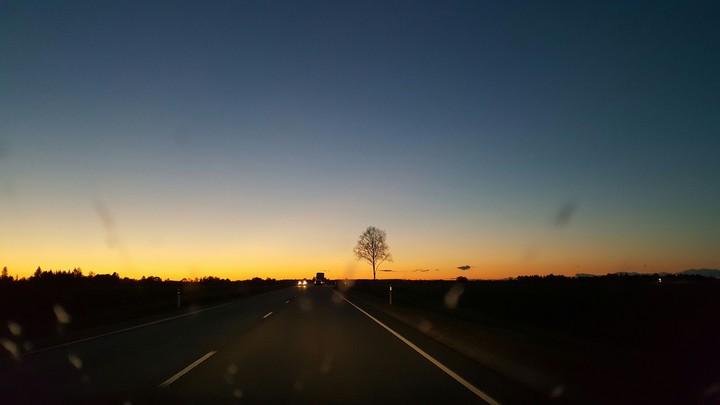 Driving home