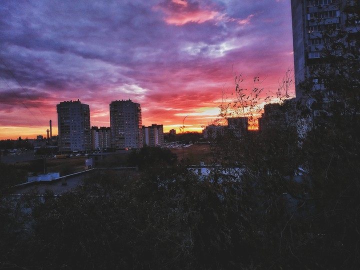 Городской закат