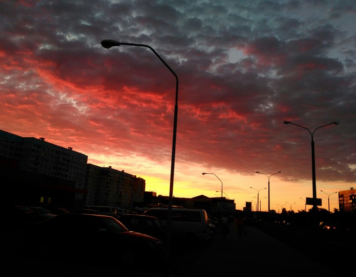 Red sunset