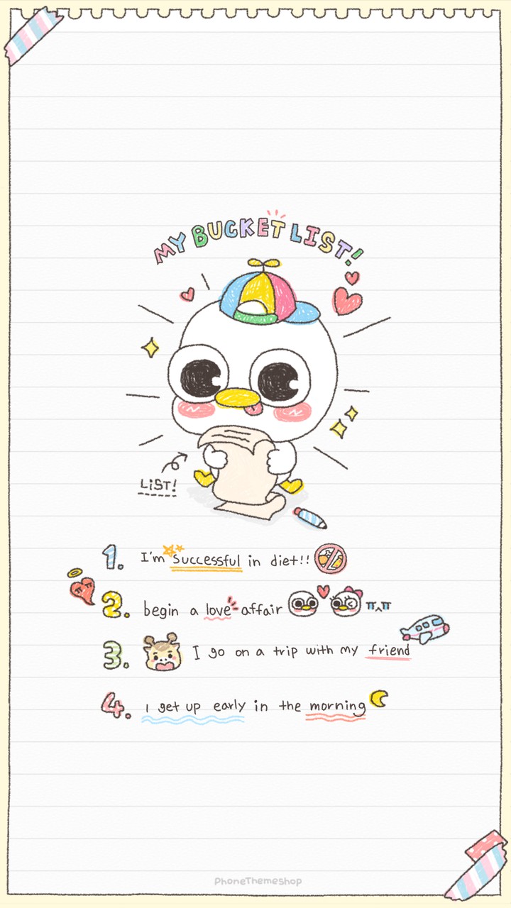 bucket list