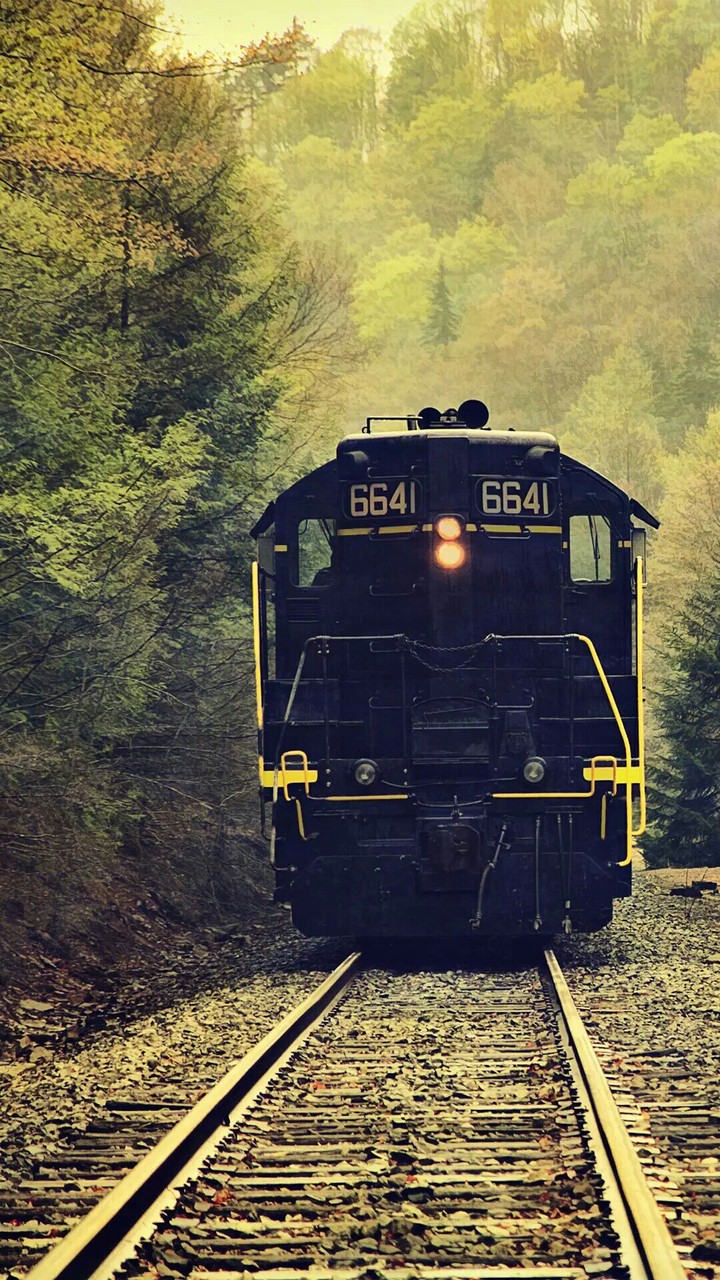 running train