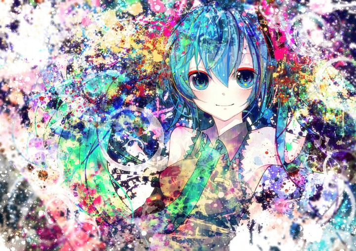 Hatsune Miku sparkly