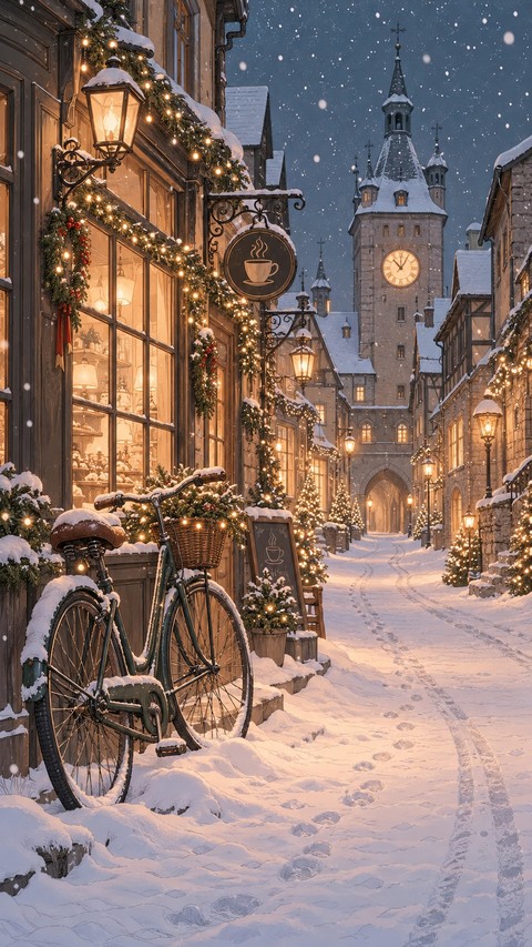 обои snow, holiday